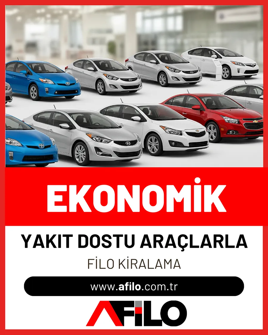 Ekonomik Yakıt Dostu Araçlarla Filo Kiralama Hizmeti A Filo'da