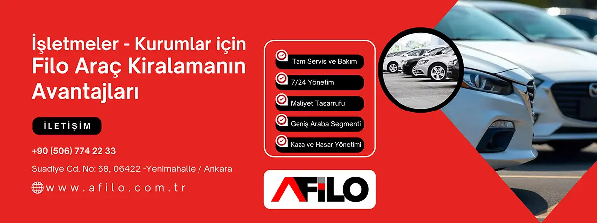 İşletmeler/Kurumlar için Filo Araç Kiralamanın Avantajları