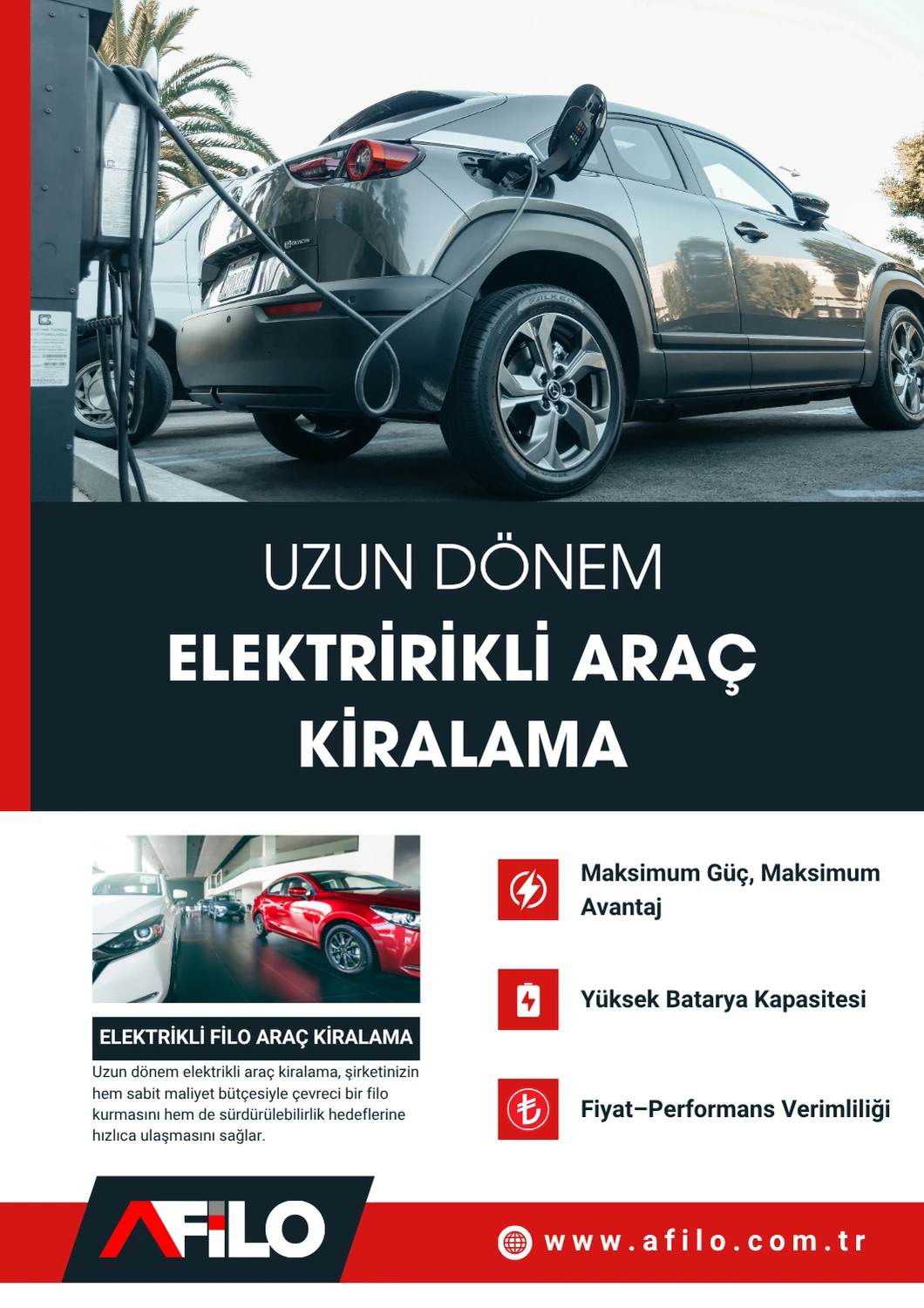 Uzun Dönem Elektrikli Araç Kiralama | A Filo Uygun fiyata uzun dönem elektrikli araç kiralama