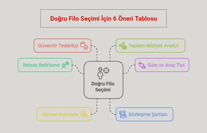 Doğru filo seçimi için öneriler